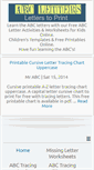 Mobile Screenshot of abcletters.org
